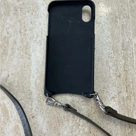 Bandolier Dark Army Green Phone Case with Strap iPhone XR - Picture 4 of 6